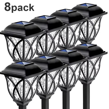 1-10Pack Solar Yard Lights Bright Lawn Lights Outdoor Waterproof Led Solar Pathway Lights Landscape Path Lights
