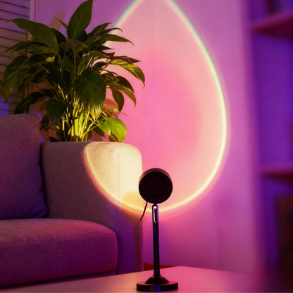 Projector Sunset Light Rainbow Light, Create Beautiful Photo Background Light, Romantic Atmosphere Light, Nightlight Gift