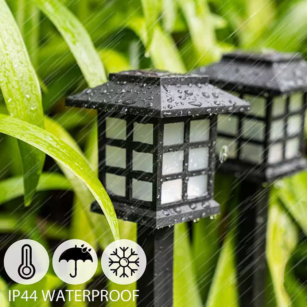 Solar Outdoor Lights, Solar Path Lights, Solar Walkway Lights Outdoor, Solar Garden Lights (12-Pack)
