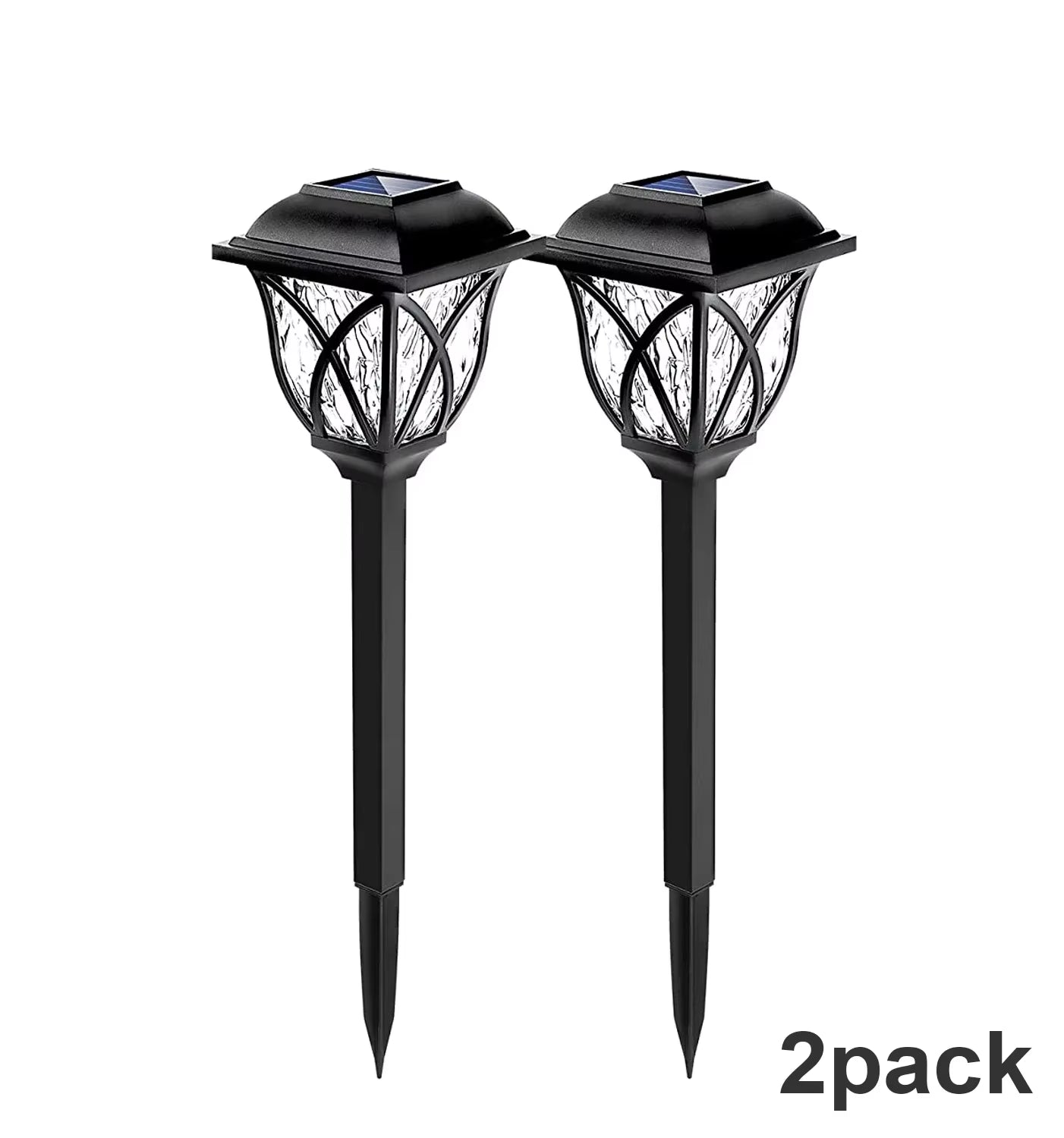 1-10Pack Solar Yard Lights Bright Lawn Lights Outdoor Waterproof Led Solar Pathway Lights Landscape Path Lights