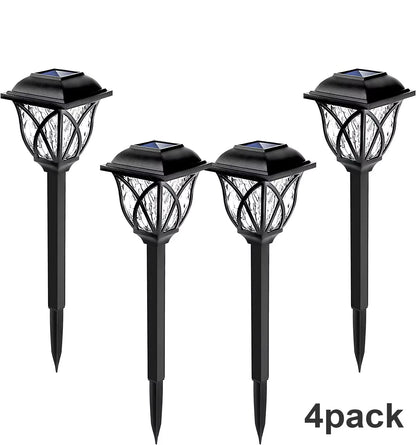 1-10Pack Solar Yard Lights Bright Lawn Lights Outdoor Waterproof Led Solar Pathway Lights Landscape Path Lights