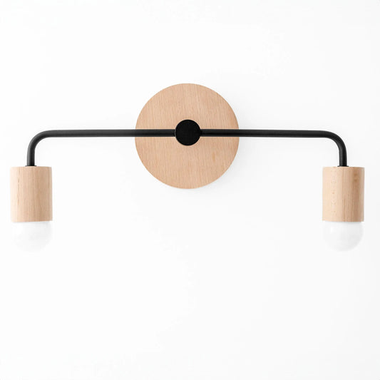 Vanity Light - Wood Sconce - Bathroom Light - Farmhouse Lighting - Rustic Lighting - Model No. 1071