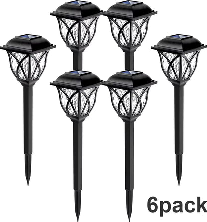 1-10Pack Solar Yard Lights Bright Lawn Lights Outdoor Waterproof Led Solar Pathway Lights Landscape Path Lights
