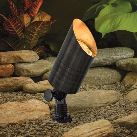 Cast Brass Smart Outdoor Spot Lights Antique Bronze Landscape Lighting Low Voltage for Outdoor Lighting Low Voltage