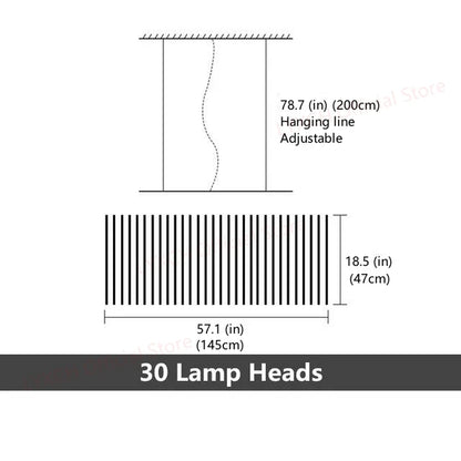 Modern Ceiling Chandelier Lighting LED Kitchen Island Lamps Parlor Lighting Home Fixtures Nordic Dining Room Bar Hanging Lights