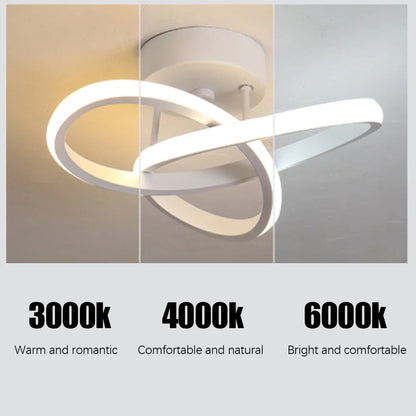 Modern LED Ceiling Light Corridor Lighting Fixture Minimalist Line Lamps Aisle Entryway Staircase Corner Indoor Lighting