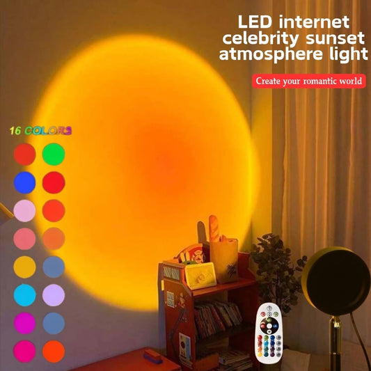 Projector Sunset Light Rainbow Light, Create Beautiful Photo Background Light, Romantic Atmosphere Light, Nightlight Gift