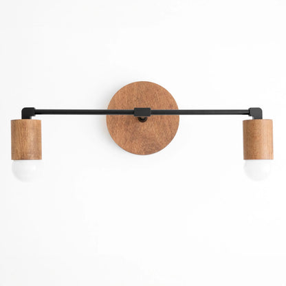 Boho Sconce - Natural Sconce - Wooden Vanity Sconce - Minimalist Lighting - Lighting - Boho Model No. 7357