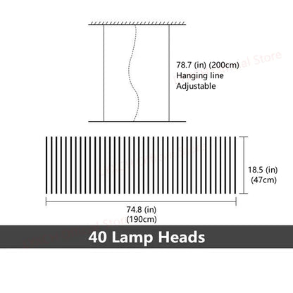 Modern Ceiling Chandelier Lighting LED Kitchen Island Lamps Parlor Lighting Home Fixtures Nordic Dining Room Bar Hanging Lights