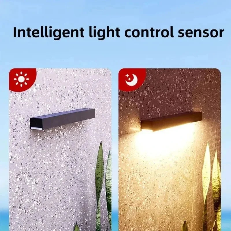 30Cm Solar Garden Lamp Outdoor Lamp Household Lighting Wall Lamp Outdoor Waterproof Lamp Villa Garden Lighting