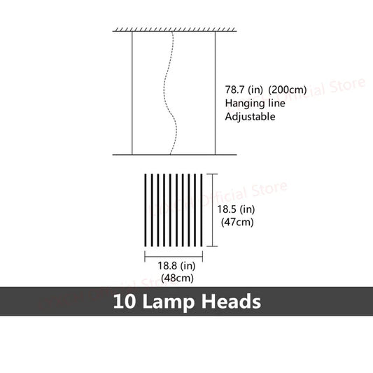 Modern Ceiling Chandelier Lighting LED Kitchen Island Lamps Parlor Lighting Home Fixtures Nordic Dining Room Bar Hanging Lights