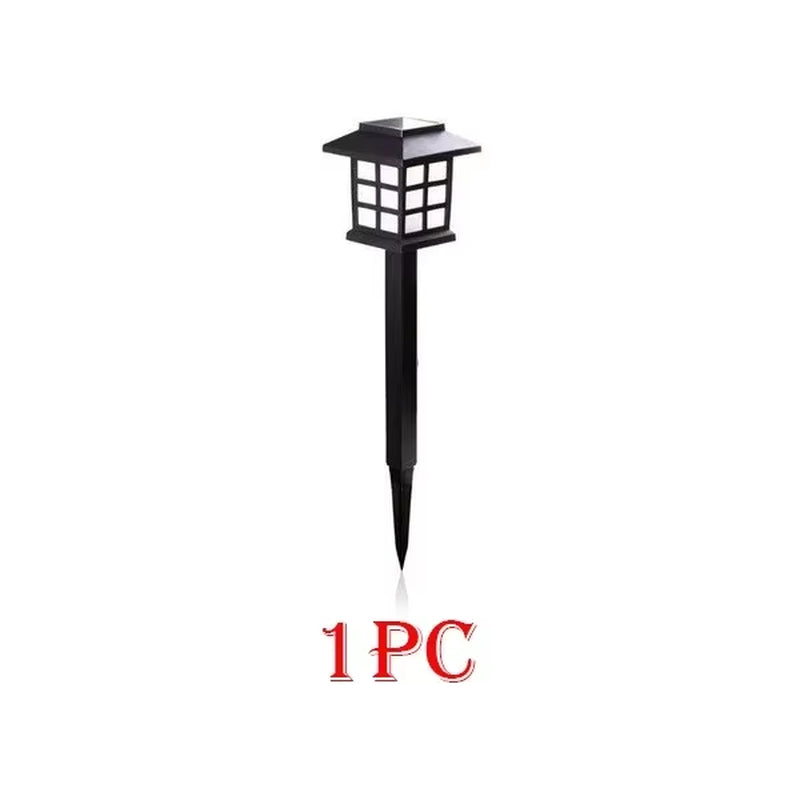 1-10Pack Solar Yard Lights Bright Lawn Lights Outdoor Waterproof Led Solar Pathway Lights Landscape Path Lights