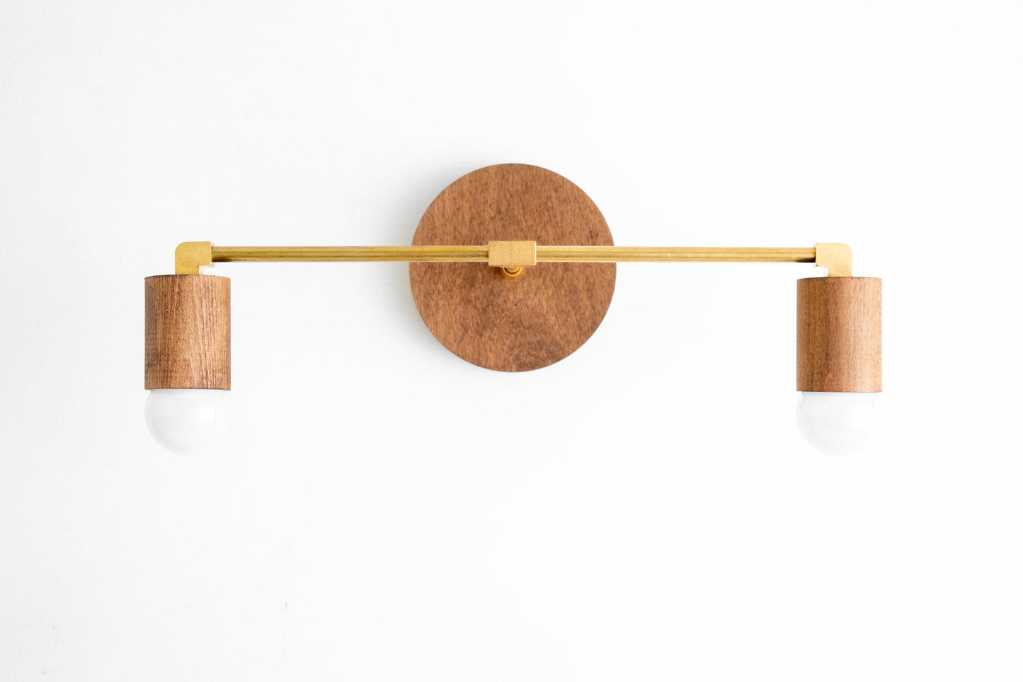 Boho Sconce - Natural Sconce - Wooden Vanity Sconce - Minimalist Lighting - Lighting - Boho Model No. 7357
