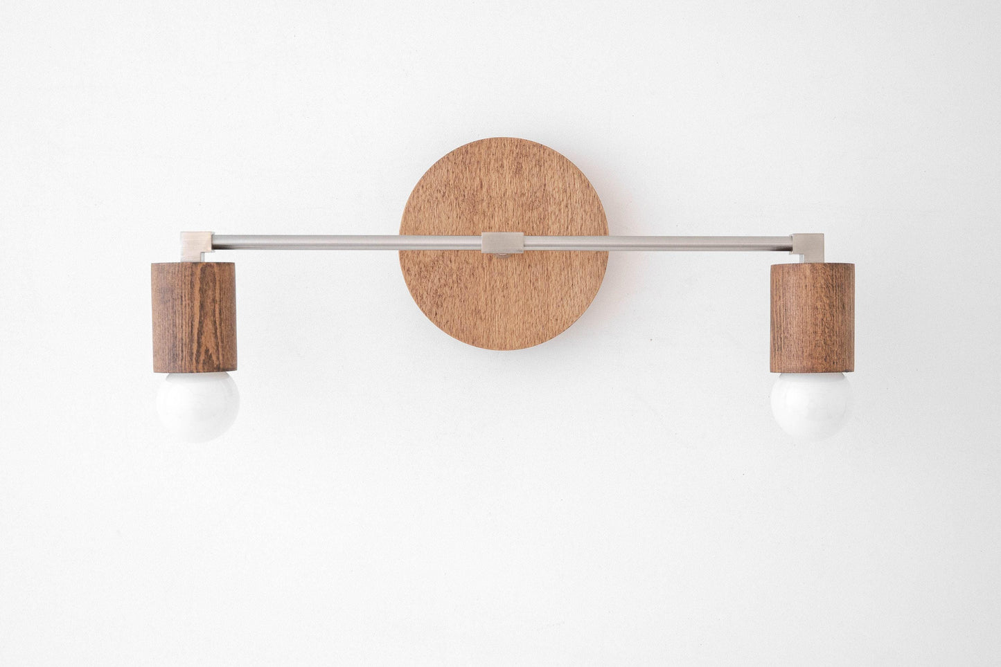 Boho Sconce - Natural Sconce - Wooden Vanity Sconce - Minimalist Lighting - Lighting - Boho Model No. 7357