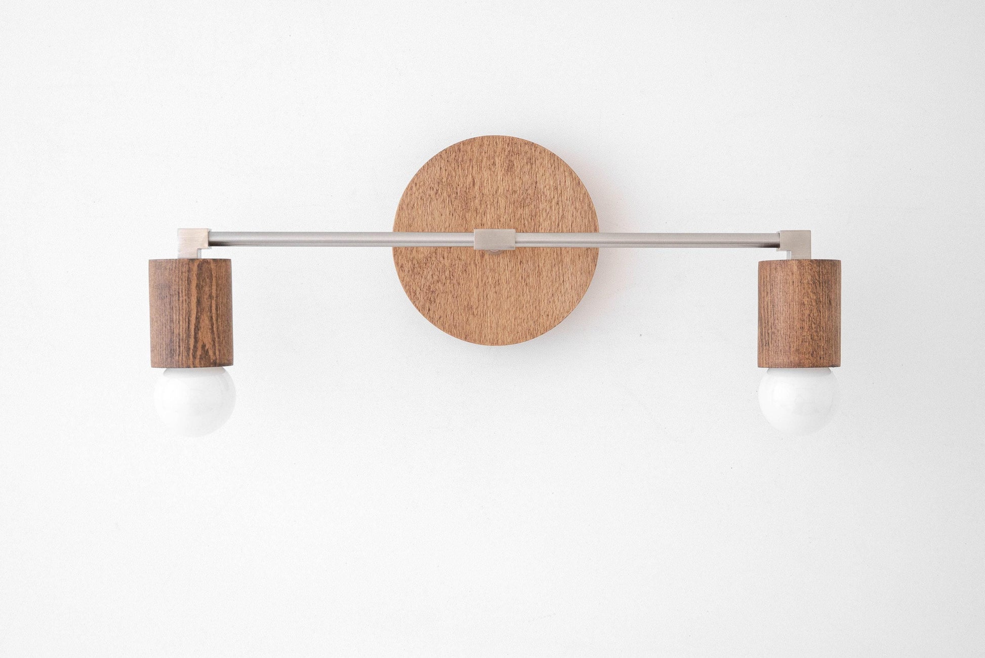 Boho Sconce - Natural Sconce - Wooden Vanity Sconce - Minimalist Lighting - Lighting - Boho Model No. 7357
