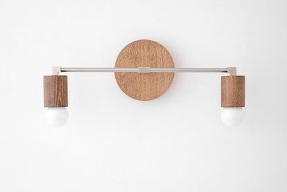 Boho Sconce - Natural Sconce - Wooden Vanity Sconce - Minimalist Lighting - Lighting - Boho Model No. 7357