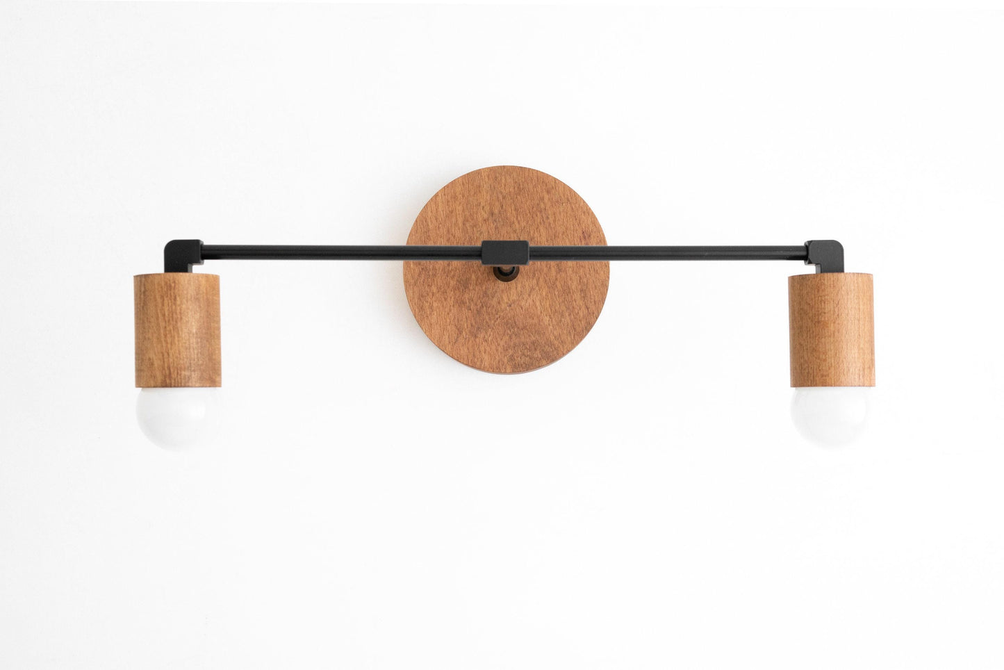 Boho Sconce - Natural Sconce - Wooden Vanity Sconce - Minimalist Lighting - Lighting - Boho Model No. 7357
