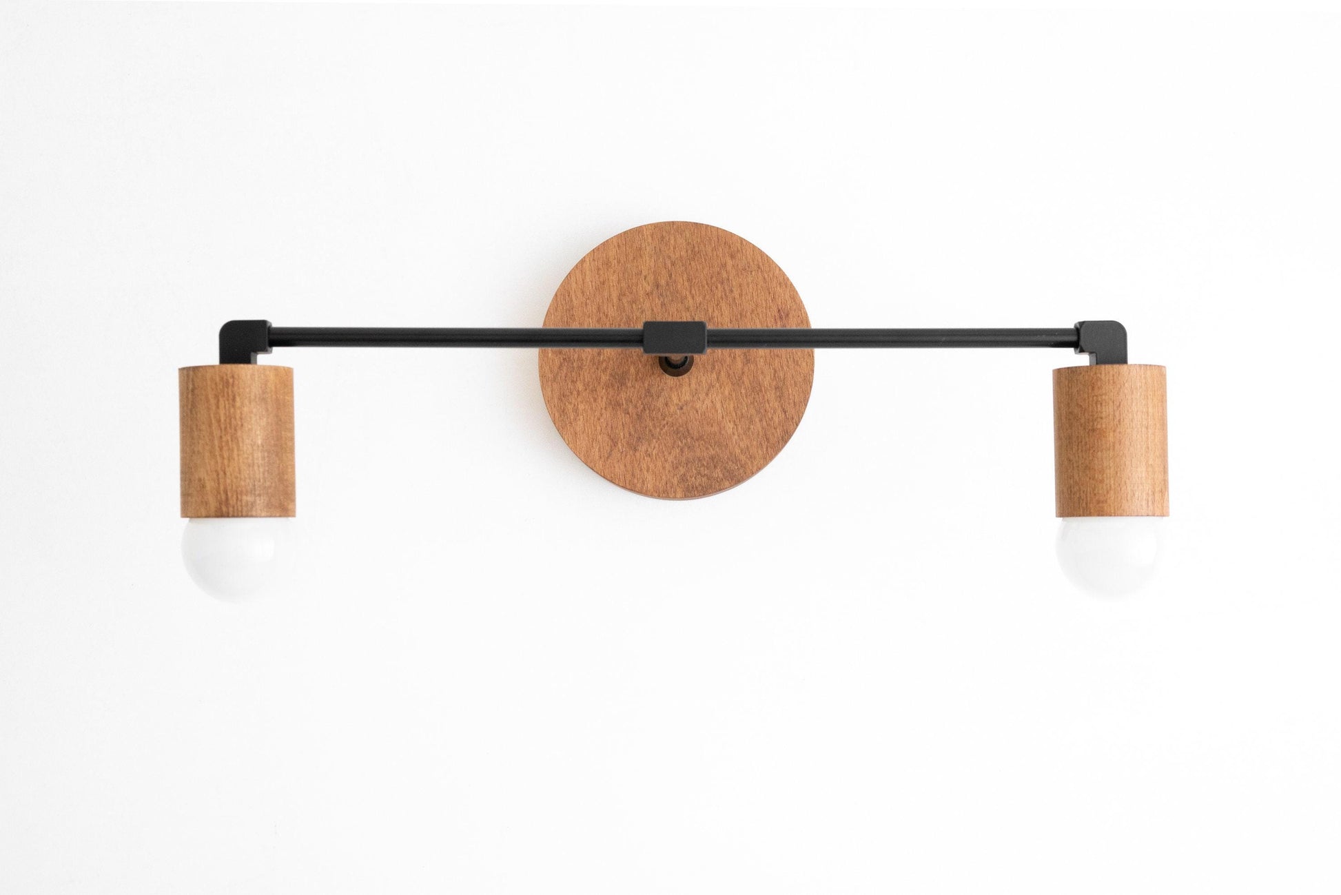 Boho Sconce - Natural Sconce - Wooden Vanity Sconce - Minimalist Lighting - Lighting - Boho Model No. 7357
