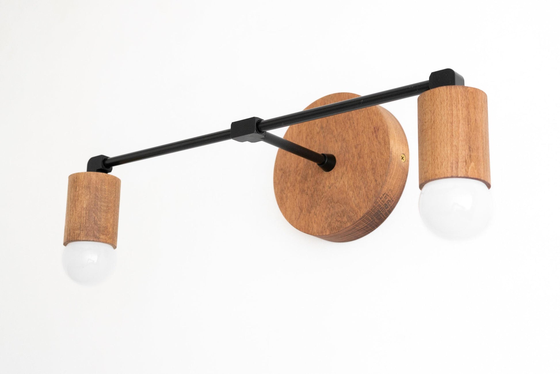 Boho Sconce - Natural Sconce - Wooden Vanity Sconce - Minimalist Lighting - Lighting - Boho Model No. 7357